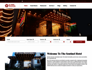 thesentinelhotel.com screenshot