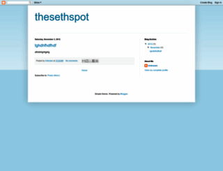 thesethspot.blogspot.com screenshot