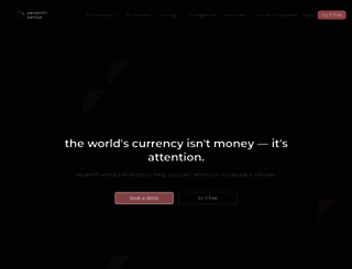 theseventhsense.com screenshot