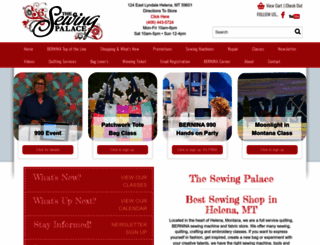 thesewingpalacebernina.com screenshot