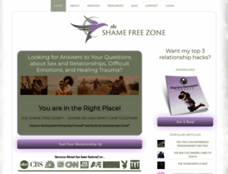 theshamefreezone.com screenshot