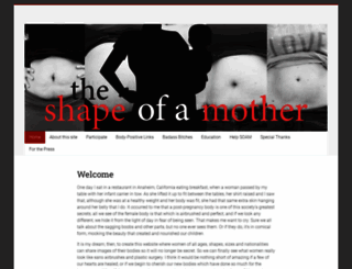 theshapeofamother.com screenshot