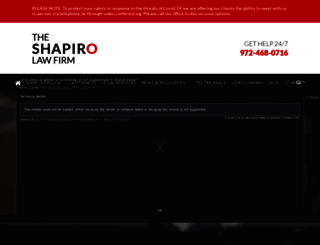 theshapirolawfirm.com screenshot