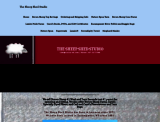 thesheepshedstudio.com screenshot