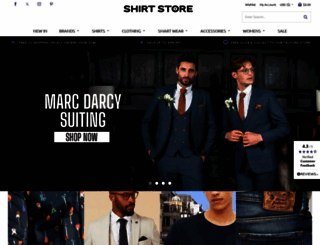 theshirtstore.co.uk screenshot