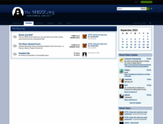 theshizz.org screenshot