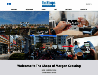 theshopsatmorgancrossing.com screenshot