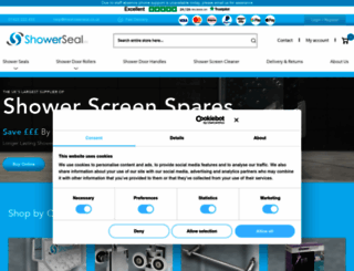 theshowerseal.co.uk screenshot