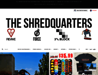 theshredquarters.com screenshot