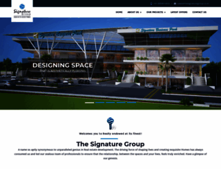 thesignaturegroup.co.in screenshot
