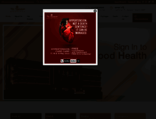 thesignaturehealthcare.com screenshot