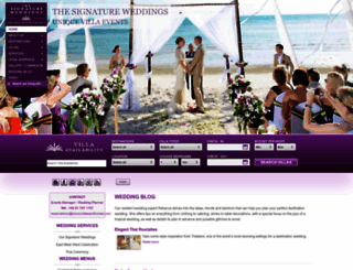 thesignatureweddings.com screenshot