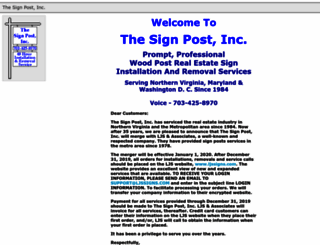 thesignpostinc.com screenshot
