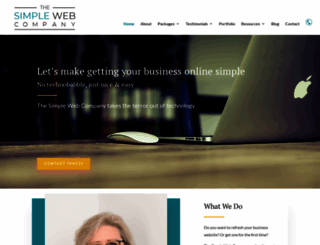 thesimplewebcompany.com screenshot