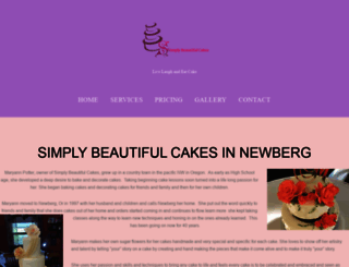 thesimplybeautifulcakes.com screenshot
