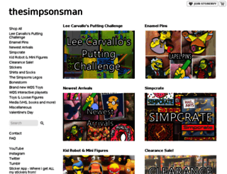 thesimpsonsman.storenvy.com screenshot