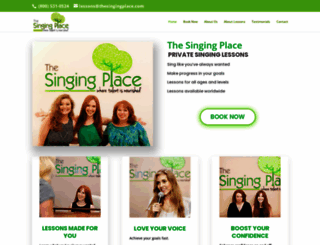 thesingingplace.com screenshot