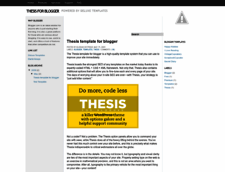 thesis-blogger-deluxe.blogspot.com screenshot