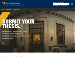 wvu theses and dissertations