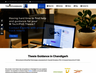 thesischandigarh.com screenshot