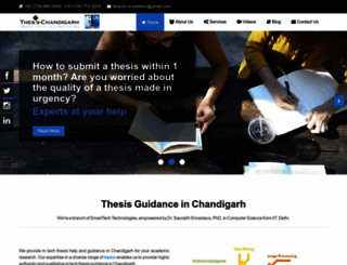 thesischandigarh.com screenshot