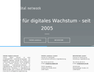 thesisdigital.de screenshot