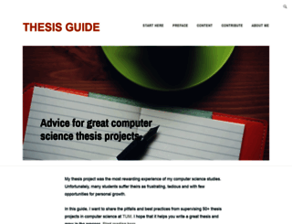 thesisguide.org screenshot
