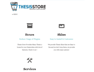 thesisstore.com screenshot