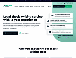 thesiswritingservice.com screenshot