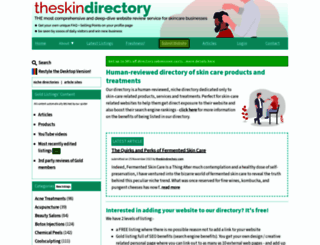 theskindirectory.com screenshot