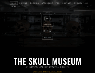theskullmuseum.com screenshot