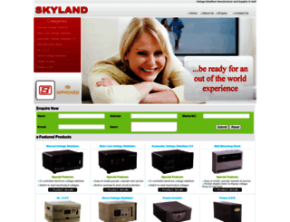 theskyland.com screenshot