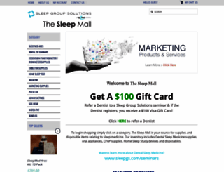 thesleepmall.com screenshot