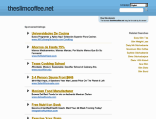 theslimcoffee.net screenshot