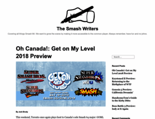 thesmashwriter.wordpress.com screenshot