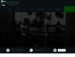 thesmilecompanydds.com screenshot