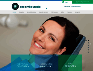 thesmilestudio.in screenshot