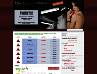 thesmokingsection.com screenshot