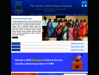 thesnacademy.ac.in screenshot