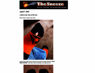 thesneeze.com screenshot