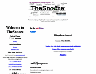thesnooze.com screenshot