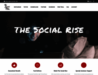 thesocialrise.com screenshot