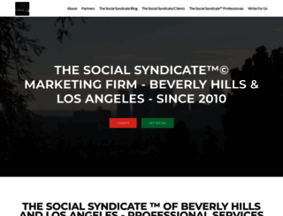 thesocialsyndicate.com screenshot