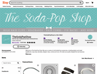 thesodapopshop.net screenshot