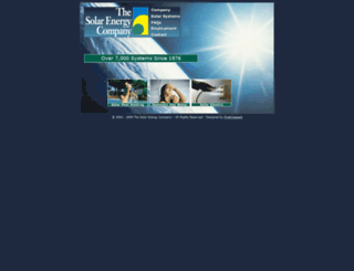thesolarenergycompany.com screenshot