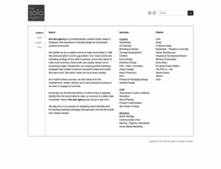 thesoloagency.com screenshot