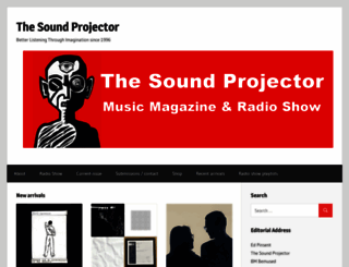 thesoundprojector.com screenshot