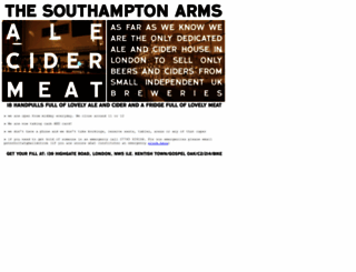 thesouthamptonarms.co.uk screenshot