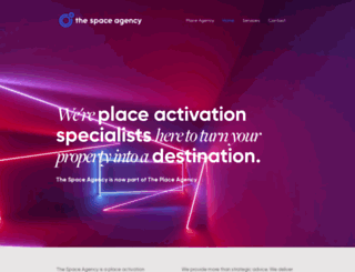 thespaceagency.com screenshot