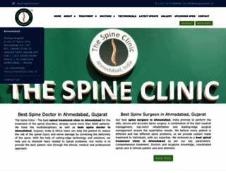 thespineclinic.in screenshot